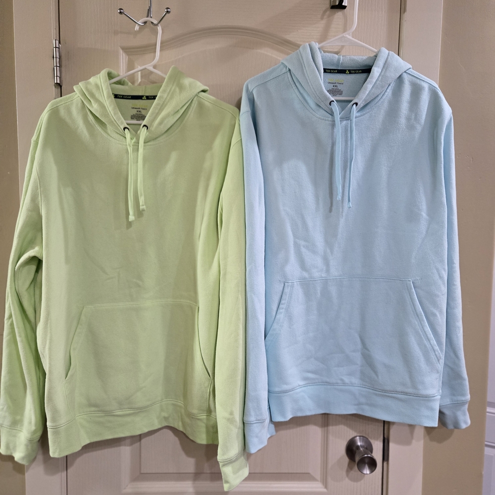 Tek Gear Light Blue Ultrasoft Fleece Hoodie